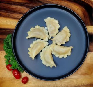 Pierogi z makiem i bakaliami, ciasto czekoladowe