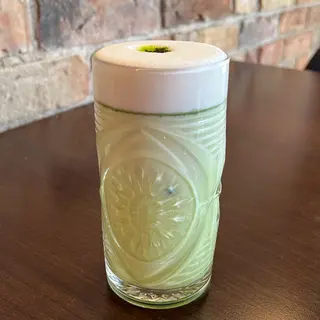 Sweet matcha latte