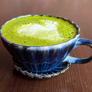 Hot honey matcha