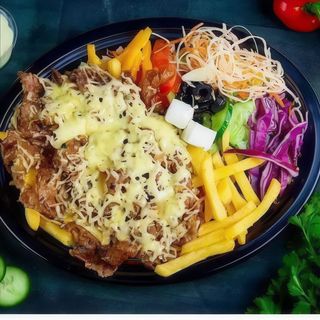 Kebab na talerzu bez surówki