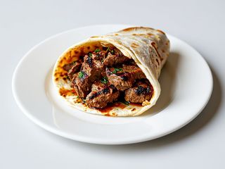 Kebab tortilla samo mięso średni