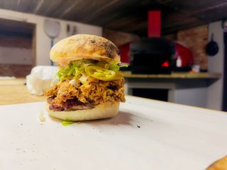 Pikantny Kurczakburger