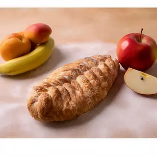 Croissant Truskawka z czekolada 