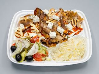 Kebab na talerzu