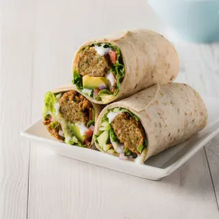 Tortilla falafel