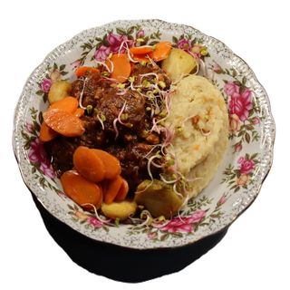 Pulpeciki w sosie z pieczonej cebuli z ciapkapustą (VEGAN)