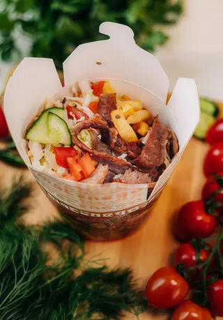 Kebab Box średni