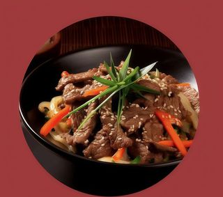 Mieszaj smażoną wołowinę