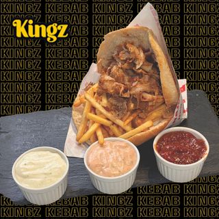 Kingz bułka z frytkami