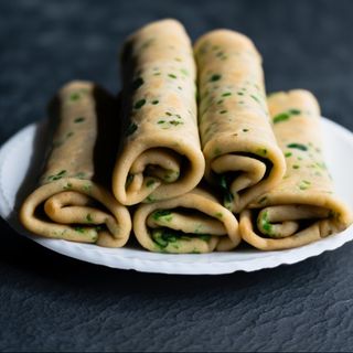 Naleśniki ze szpinakiem i serkiem, 5szt