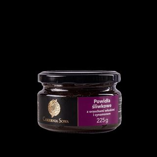 Powidła śliwkowe z orzechami włoskimi i cynamonem