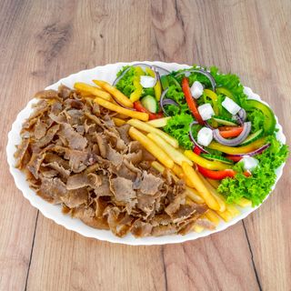 Fatah duży talerz kebab