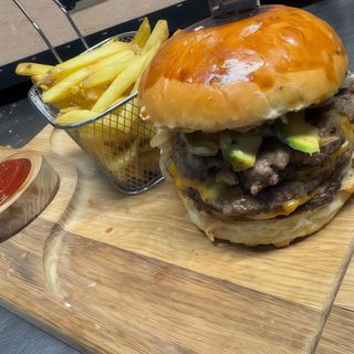 Szczecin burger, frytki & Cola