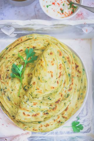 Cauliflower Stuffed Paratha