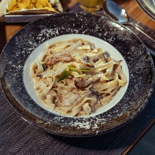 Makaron z borowikami