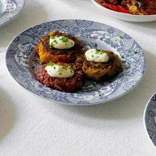 Placki ziemniaczane z borowikami