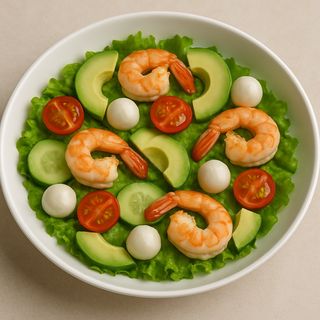 Sałatka z krewetkami 