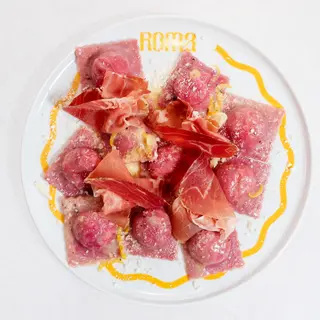Ravioli ripieni di aspaaragi