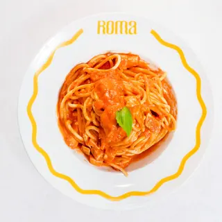 Spaghetti pollo e pomodoro