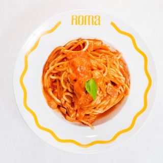 Spaghetti pollo e pomodoro