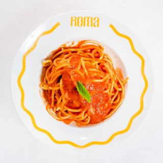 Spaghetti mozzarella