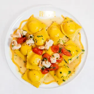 Ravioli al pesce persico