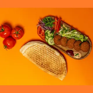 Tortilla Wege z Falafel