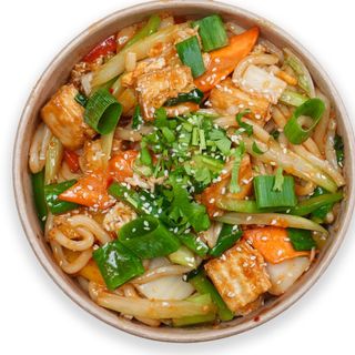 PAD SUKIYAKI UDON z Krewetką