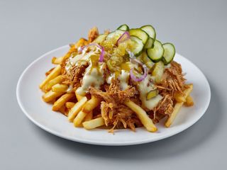 Frytasy z mięsiwem (opcja wege)