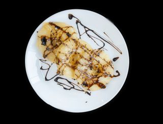 Ananas w cieście z czekoladą