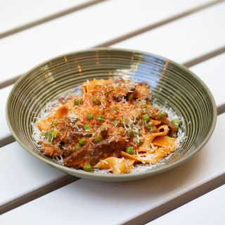 Pappardelle z wołowiną