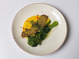 Salomone con pistacchio