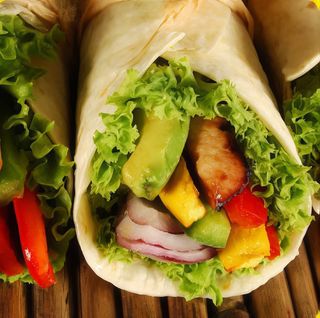 Rollo kebab z frytkami