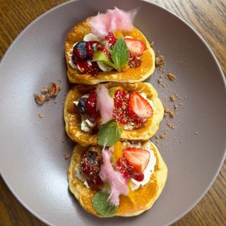 Słodkie taco pancakes