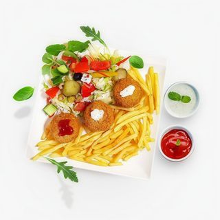 Falafel na talerzu – mały