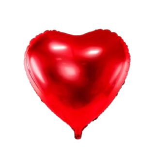 Balon czerwone serce