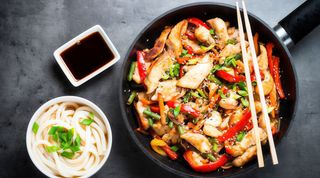 Chicken schezwan Noodles