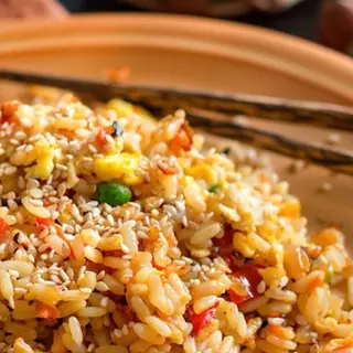 Egg Schezwan Rice