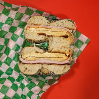 Egg ham cheese