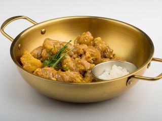 Korean fried chicken: Honey mustard Wege Kalafiorki