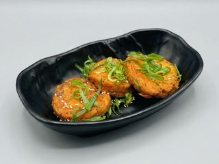 Pancakes kimchi z serem 