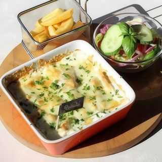 Zapiekany kurczak w sosie gorgonzola