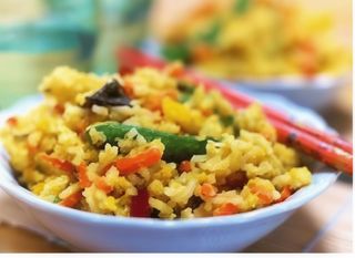 Ryż smażony z kurczakiem