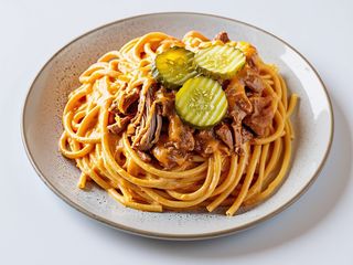 35. Sos Serowy + Żeberka + Pikle