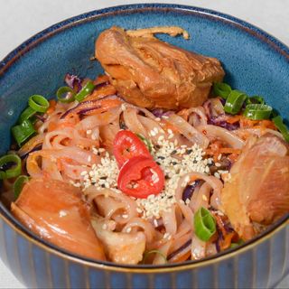 Korean noodle z kurczakiem
