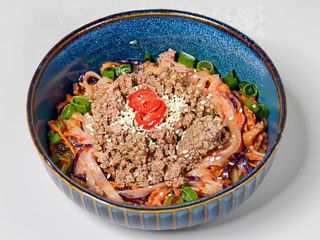 Korean noodle z wołowiną