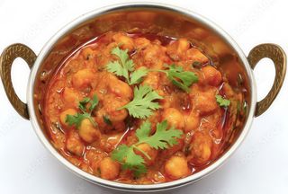 Chana masala z ryżem