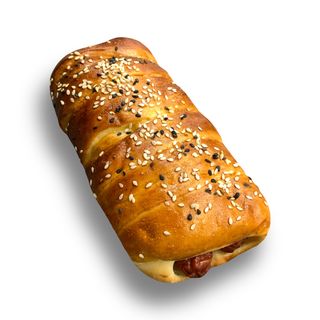 Parówka podwójna w cieście