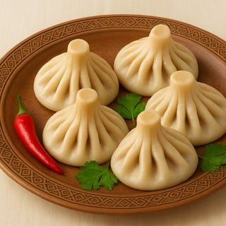 Chinkali z mięsem 6szt + z serem 4szt