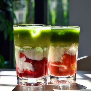 Matcha truskawkowa mrożona 270ml